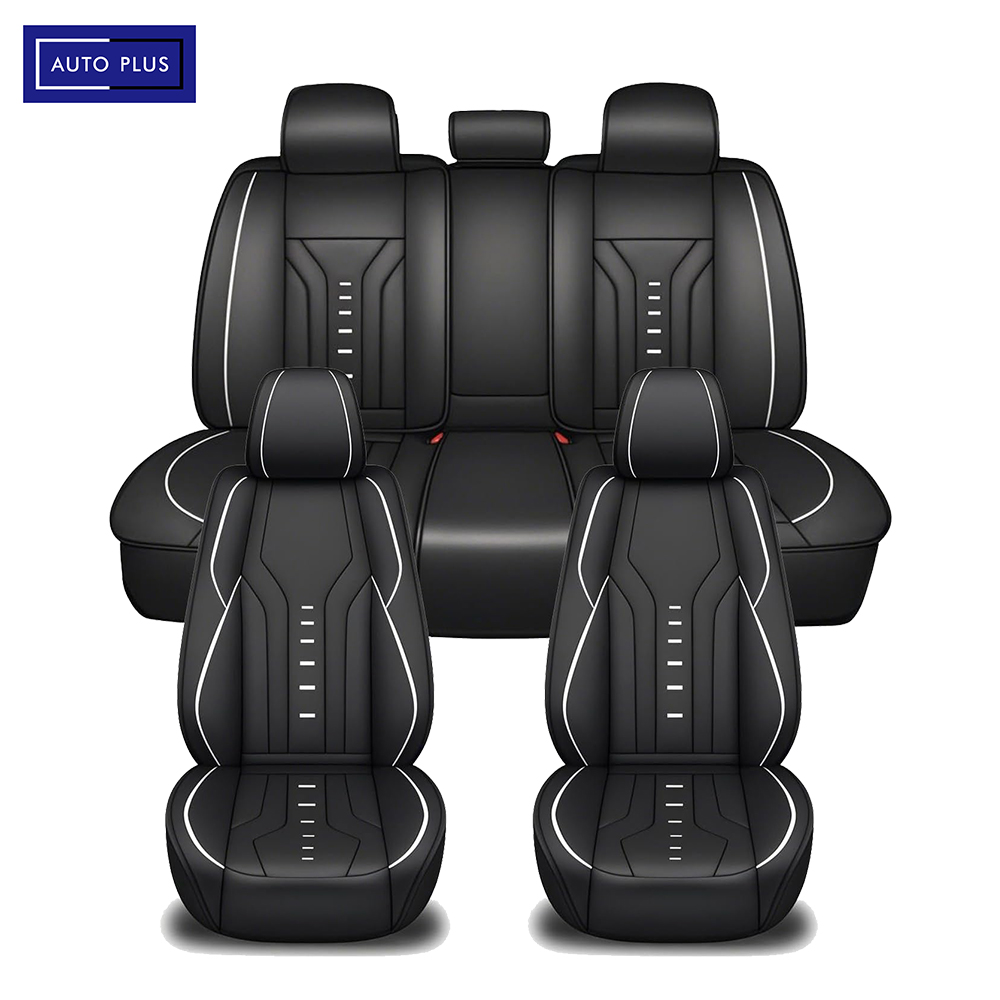 Leather Car Seat Covers Full Set Universal - ชุดหุ้มเบาะรถยนต์หนังแท้สุดหรู ครบชุด สี่ฤดู หุ้มเต็มตัว สำหรับรถยนต์ SUV
