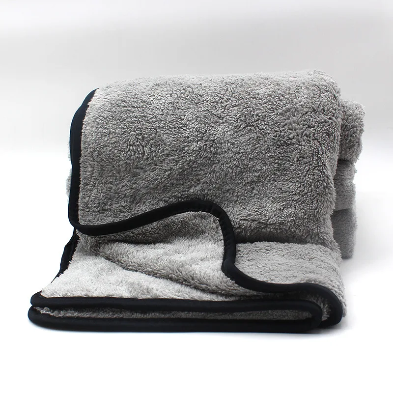 Microfiber Car Drying Towel Super Absorbent - ผ้าขนหนูล้างรถไมโครไฟเบอร์ดูดซับพิเศษหนาและนุ่มสําหรับการอบแห้งอัตโนมัติทําความสะอาดประตูหน้าต่างเครื่องมือล้างรถอุปกรณ์ตกแต่งรถยนต์