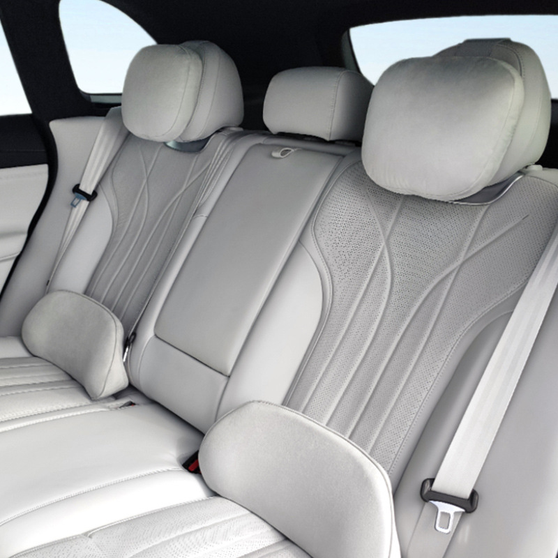 Memory Foam Car Neck Pillow Lumbar Support - หมอนรองคอและหลังสำหรับรถยนต์ Xiaopeng Xpeng G6/G9/G7 หมอนรองคอแบบนุ่มสบาย ทำจากเมมโมรี่โฟม
