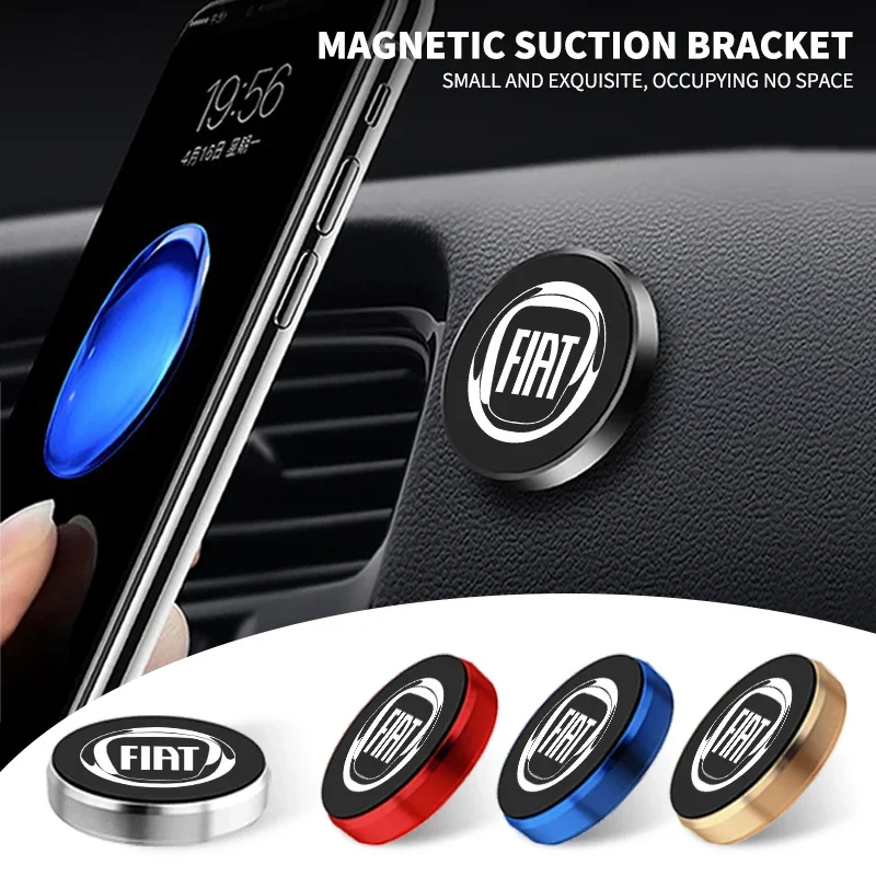 Magnetic Phone Holder For Car Vent - ที่วางโทรศัพท์ในรถยนต์ขนาดเล็ก ช่องระบายอากาศ ที่วางสมาร์ทโฟน แท่นวางแม่เหล็ก สำหรับ Fiat