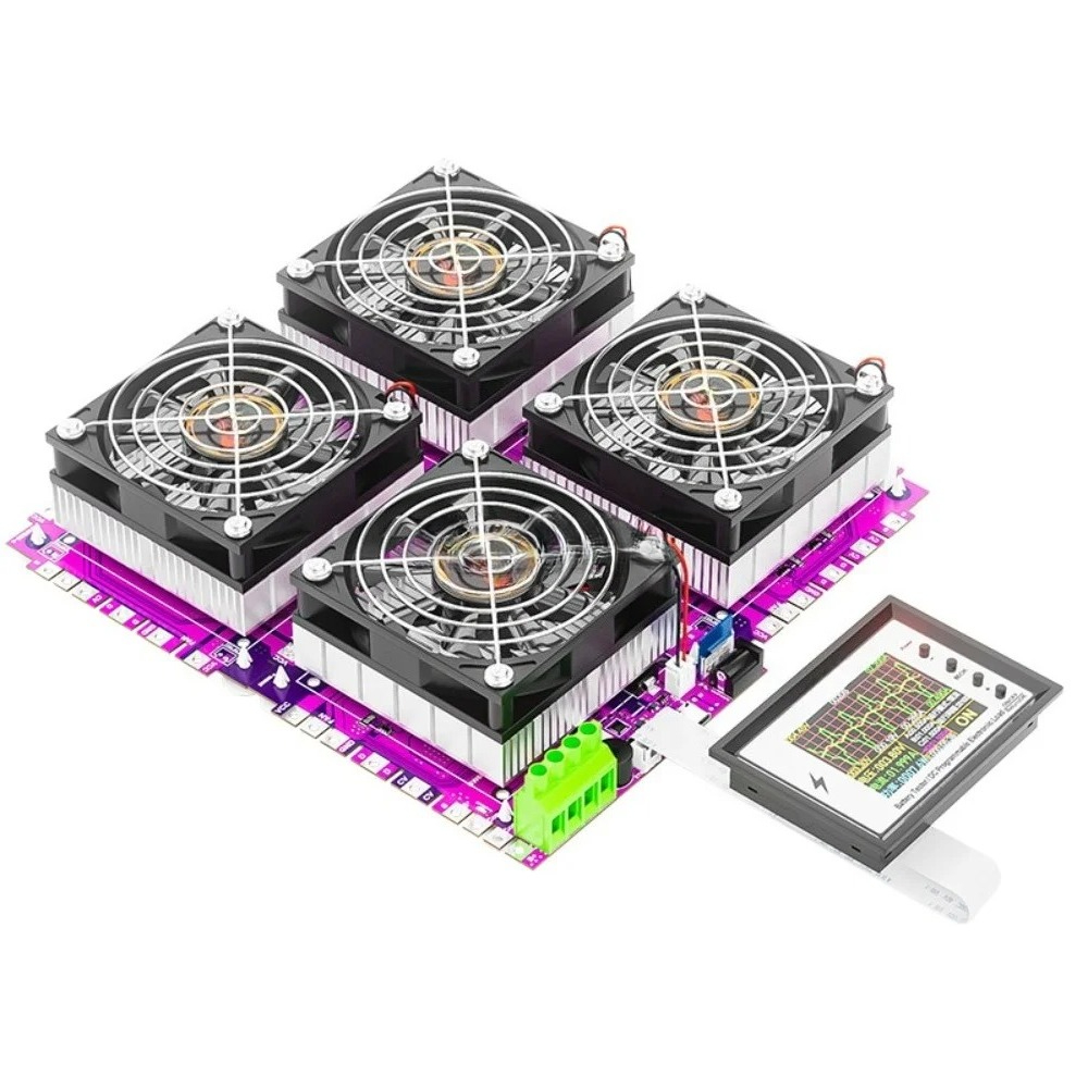 Car Electronics - เครื่องทดสอบแบตเตอรี่ DL24MP 600W พร้อมตัววัดแรงดันไฟฟ้าและโหลดอิเล็กทรอนิกส์สำหรับรถยนต์ รองรับแบตเตอรี่ 18650