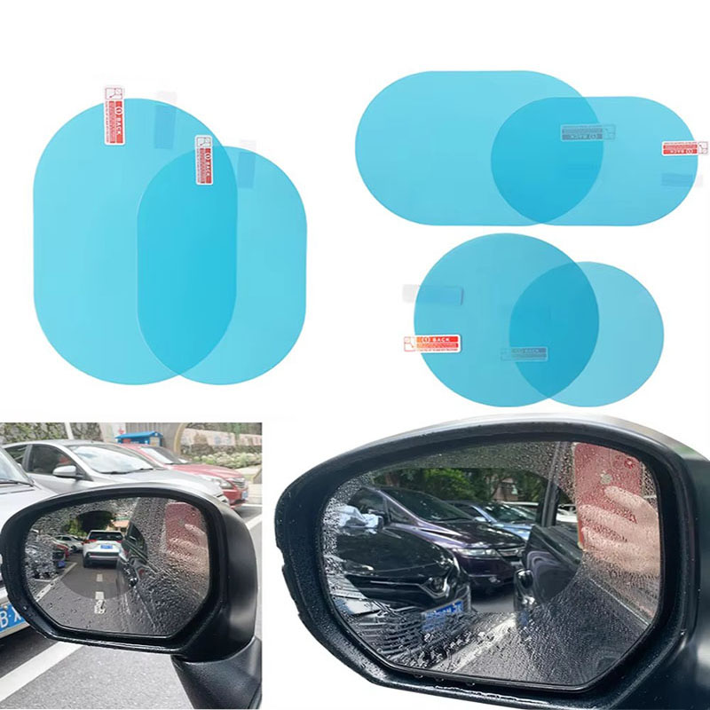 2/4 ชิ้น ฟิล์มกันฝ้า กันแสงสะท - Anti Glare Car Rearview Mirror Film บทวิจารณ์และราคา