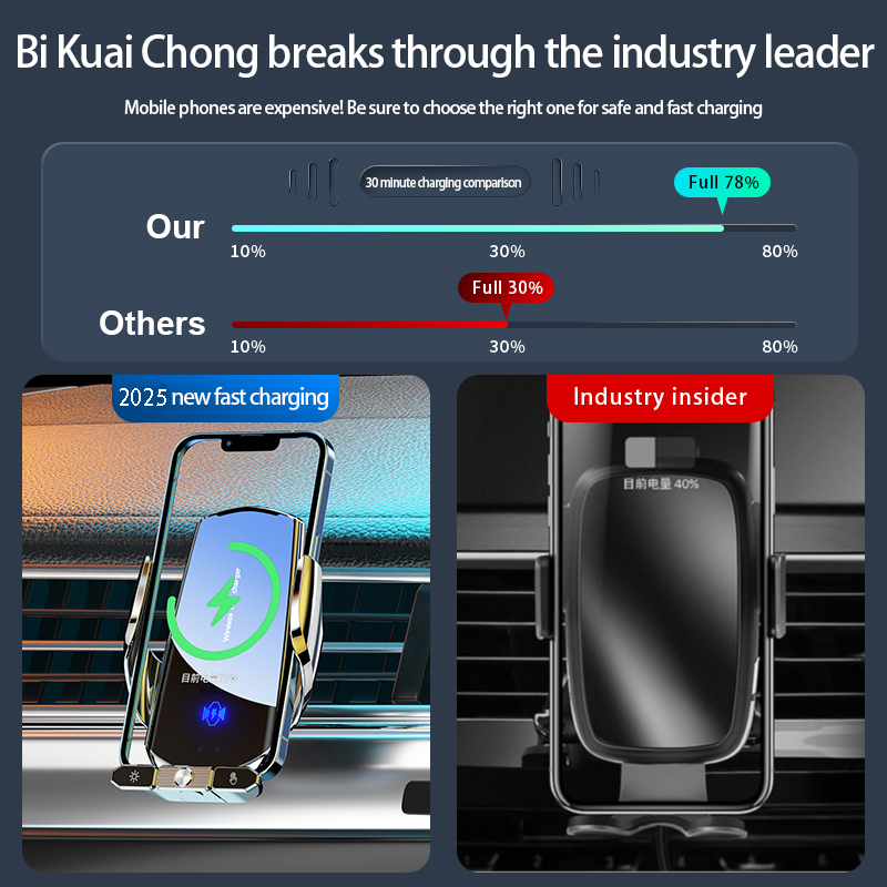 รถไร้สาย Charger Magnetic Fast - Wireless Car Charger Mount Fast Charging บทวิจารณ์และราคา