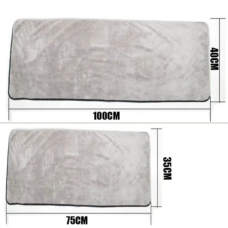 ผ้าขนหนูล้างรถไมโครไฟเบอร์ดูดซ - Microfiber Car Drying Towel Super Absorbent บทวิจารณ์และราคา