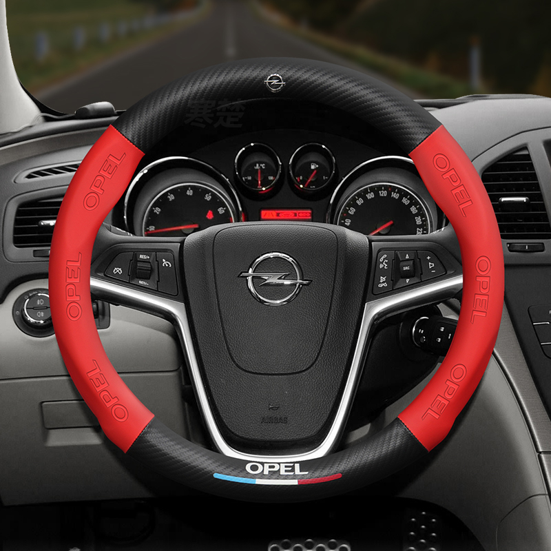 สำหรับ Opel OPCline ASTRA CORS - Car Steering Wheel Cover Anti Slip Breathable บทวิจารณ์และราคา