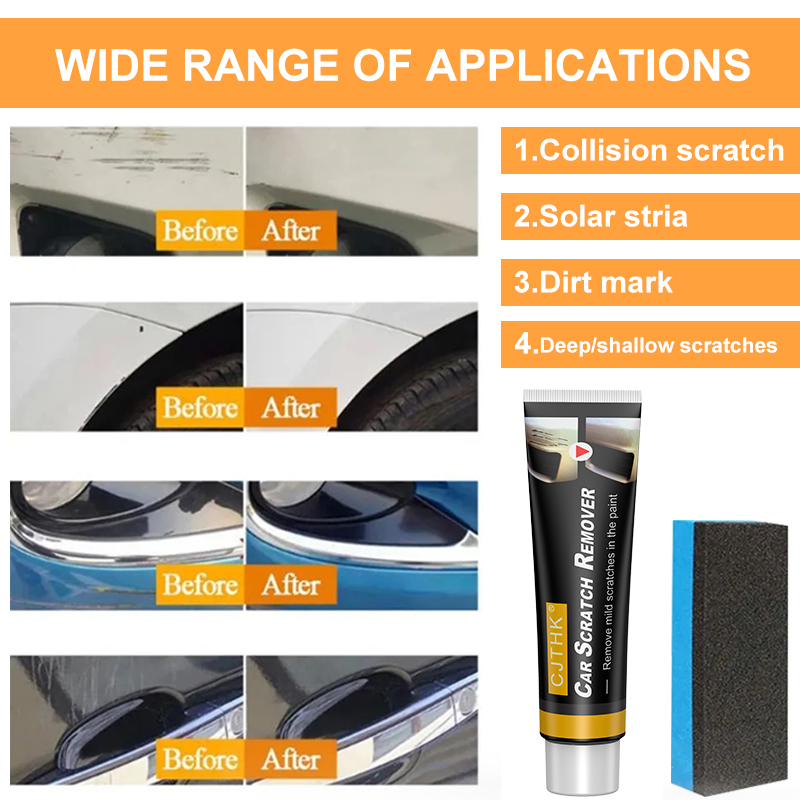 Car Scratch Remover Paint Care - Car Scratch Repair Polishing Wax Paste บทวิจารณ์และราคา