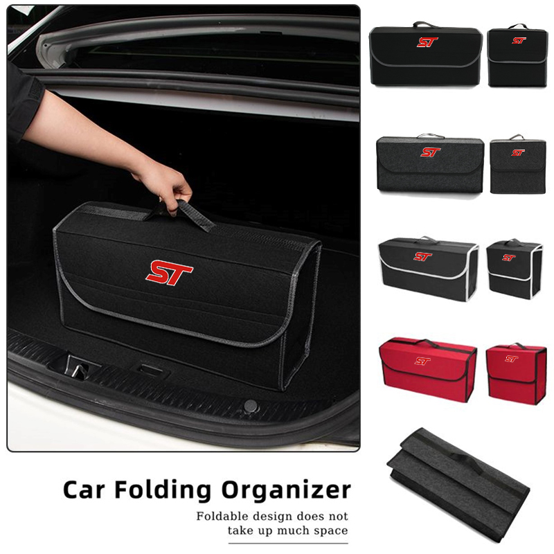 กล่องเก็บของท้ายรถแบบพับได้ สำ - Car Trunk Organizer Foldable Storage Box บทวิจารณ์และราคา