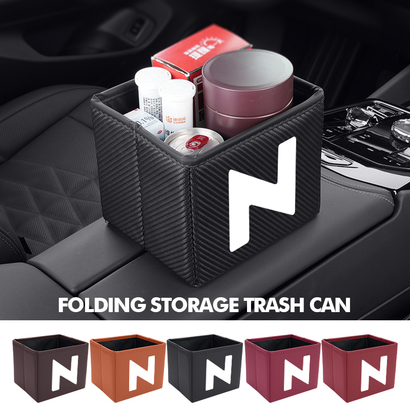 ถังขยะในรถยนต์แบบพับได้ ถุงเก็ - Waterproof Car Trash Can With Lid บทวิจารณ์และราคา