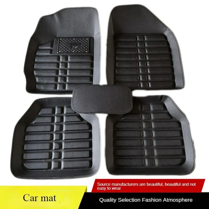 5 ชิ้นพรีเมี่ยมทำความสะอาดง่าย - Car Floor Mats Universal Waterproof Leather บทวิจารณ์และราคา