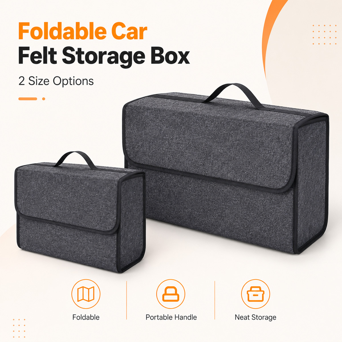 YONGRUN กล่องเก็บของในรถยนต์แบ - Car Trunk Organizer Foldable Storage Box บทวิจารณ์และราคา