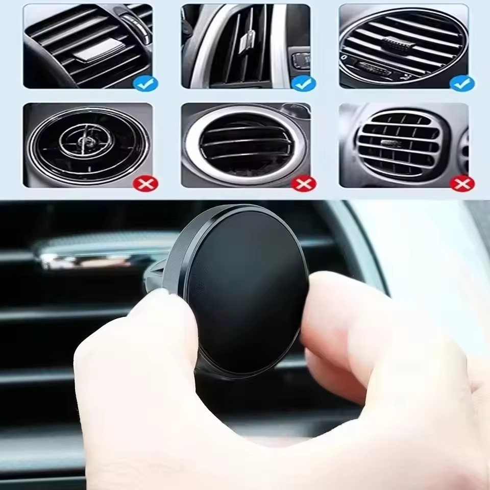 ที่ยึดโทรศัพท์มือถือในรถยนต์แบ - Magnetic Phone Holder For Car Vent บทวิจารณ์และราคา