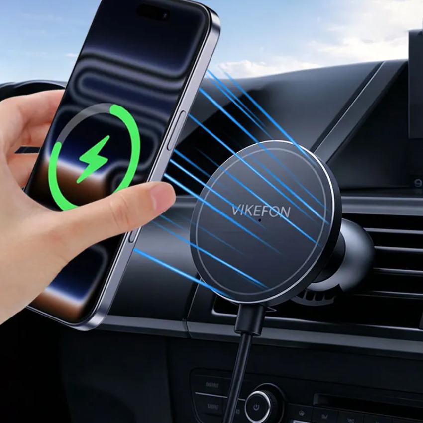 ที่ชาร์จไร้สายในรถยนต์ ที่วางโ - Magnetic Phone Holder For Car Vent บทวิจารณ์และราคา