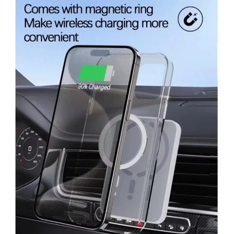 ที่ชาร์จไร้สายในรถยนต์แบบแม่เห - Wireless Car Charger Mount Fast Charging บทวิจารณ์และราคา