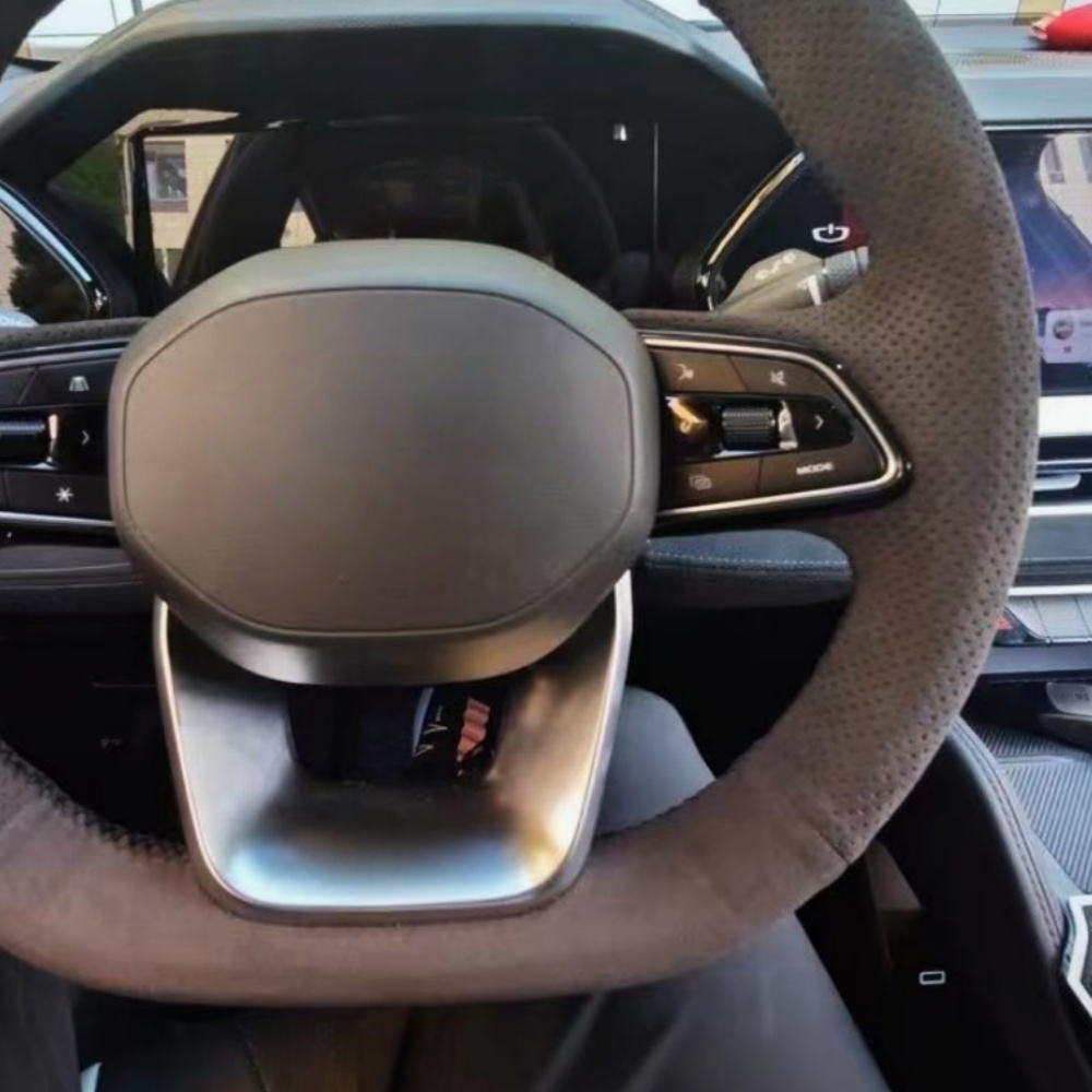 การปรับแต่งพวงมาลัยรถอุปกรณ์เส - Car Steering Wheel Cover Anti Slip Breathable บทวิจารณ์และราคา