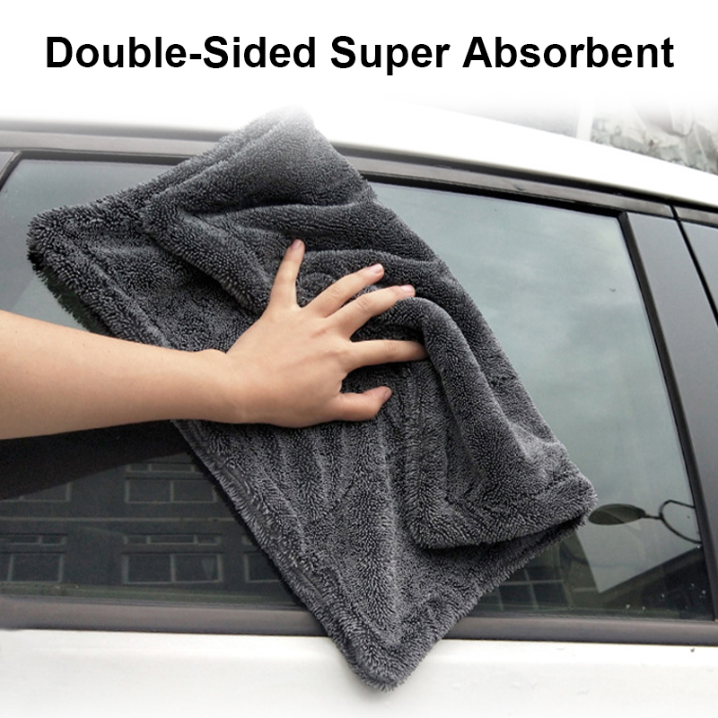 ผ้าไมโครไฟเบอร์สำหรับล้างรถ 12 - Microfiber Car Drying Towel Super Absorbent บทวิจารณ์และราคา