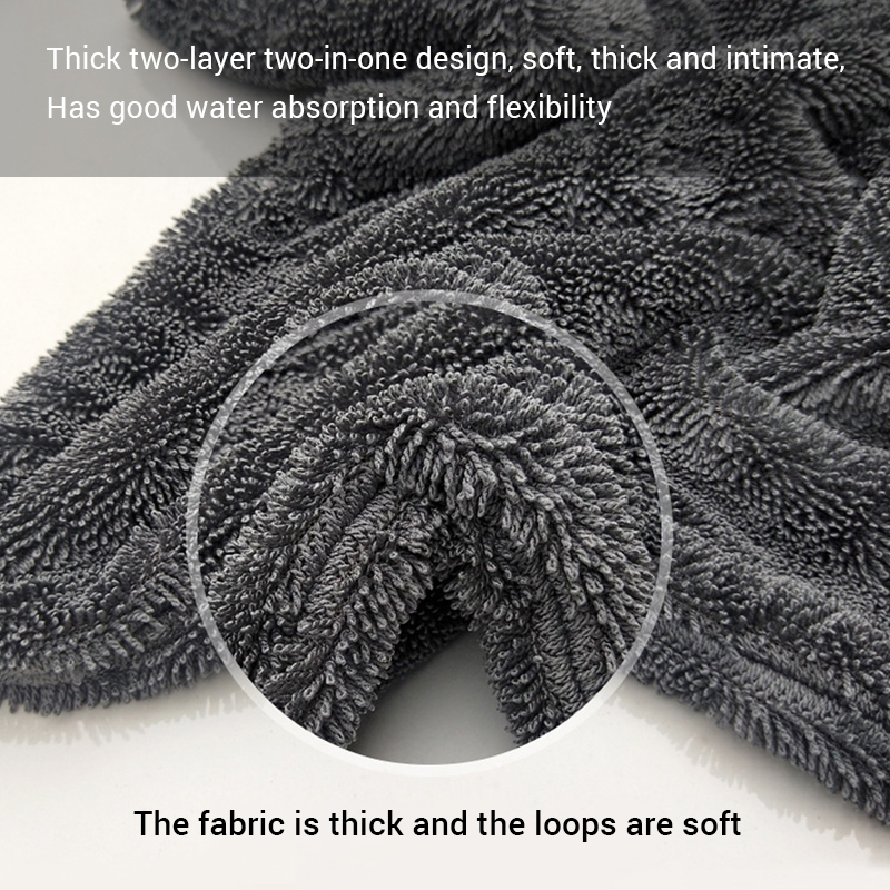 ผ้าไมโครไฟเบอร์สำหรับล้างรถ 12 - Microfiber Car Drying Towel Super Absorbent บทวิจารณ์และราคา