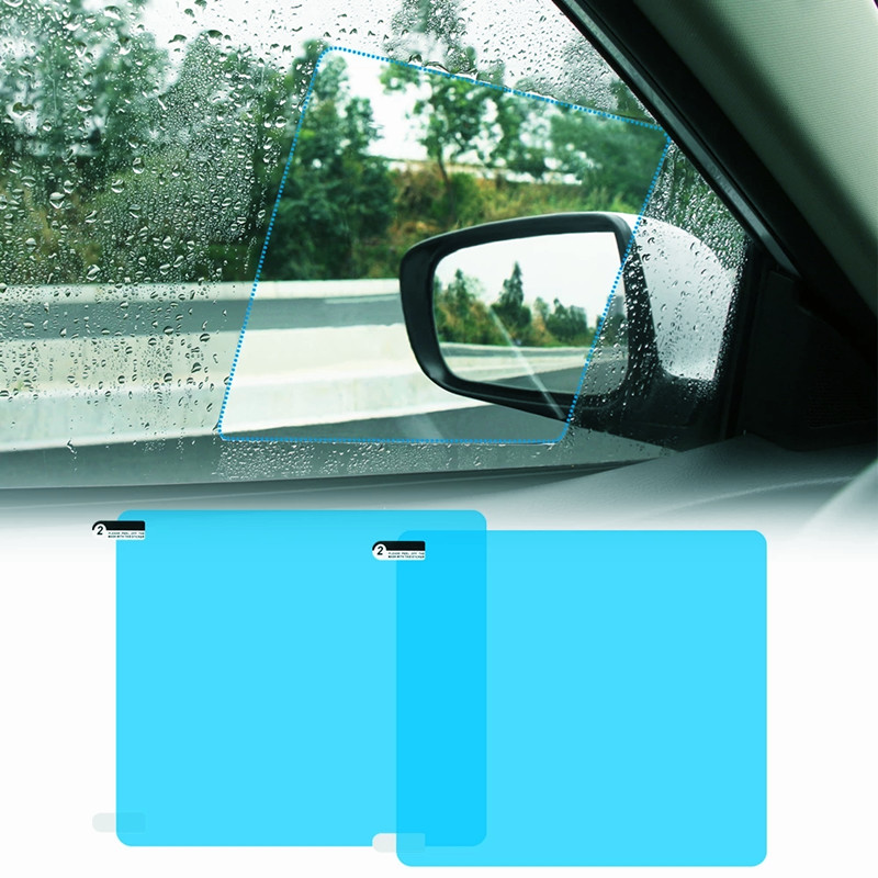 ฟิล์มกันน้ำกันฝ้าสำหรับกระจกมอ - Anti Glare Car Rearview Mirror Film บทวิจารณ์และราคา