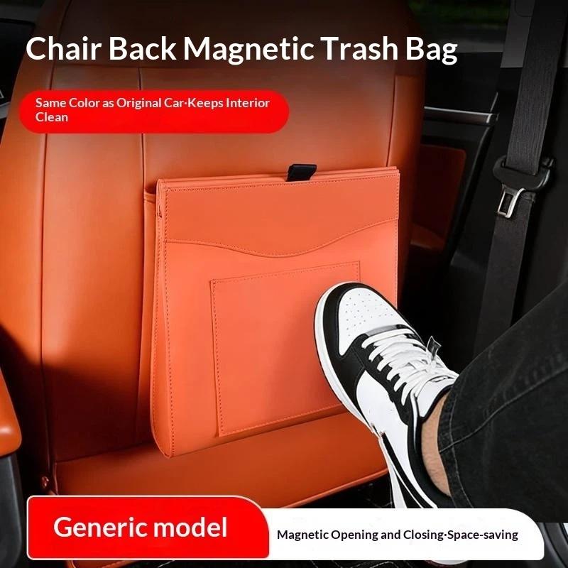 ถังขยะในรถยนต์กันน้ำแบบแม่เหล็ - Waterproof Car Trash Can With Lid บทวิจารณ์และราคา