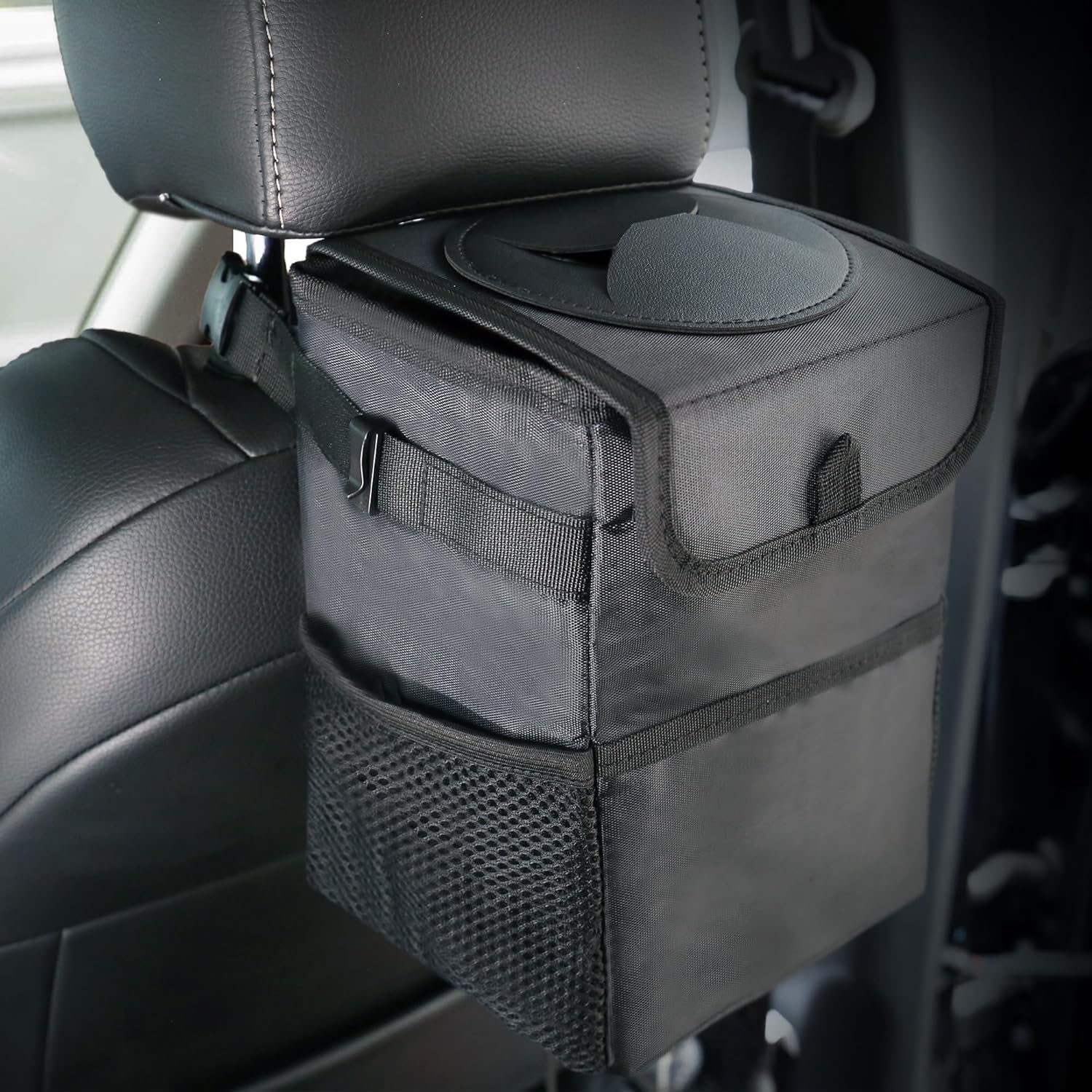 ถังขยะในรถยนต์แบบ 3-in-1 พร้อม - Waterproof Car Trash Can With Lid บทวิจารณ์และราคา