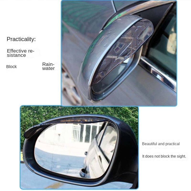 2 ชิ้นกระจกมองหลังรถยนต์ Rain  - Anti Glare Car Rearview Mirror Film บทวิจารณ์และราคา