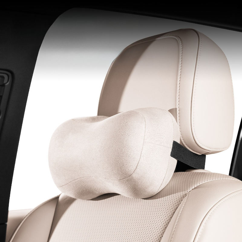 ชุดหมอนรองคอและพนักพิงหลังในรถ - Memory Foam Car Neck Pillow Lumbar Support บทวิจารณ์และราคา