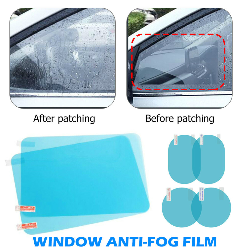 ฟิล์มกันฝนสำหรับกระจกมองหลังรถ - Anti Glare Car Rearview Mirror Film บทวิจารณ์และราคา
