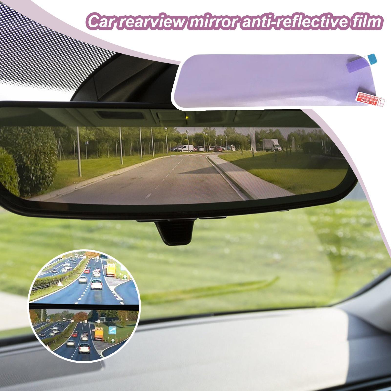 ฟิล์มกันแสงสะท้อนสำหรับกระจกมอ - Anti Glare Car Rearview Mirror Film บทวิจารณ์และราคา