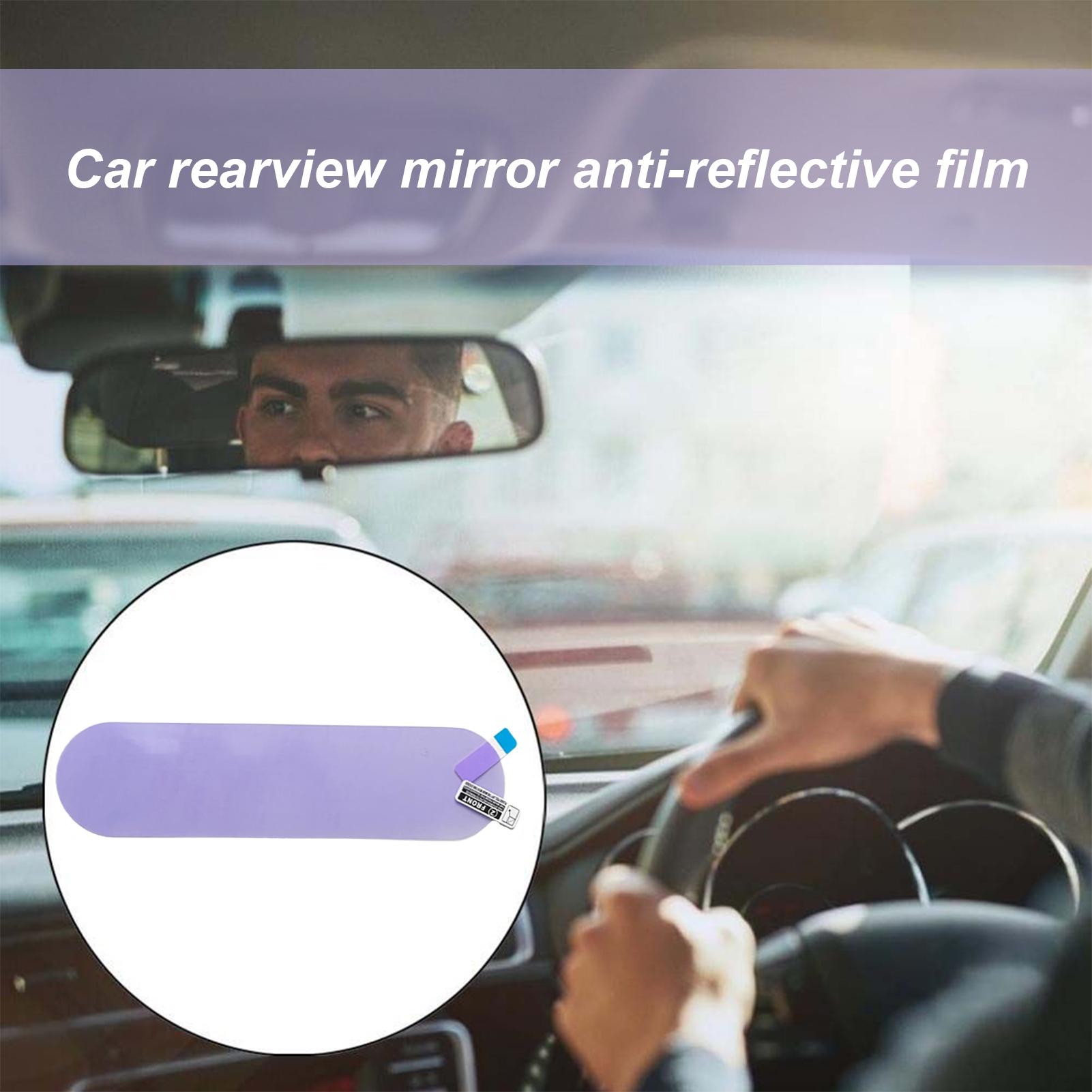 ฟิล์มกันแสงสะท้อนสำหรับกระจกมอ - Anti Glare Car Rearview Mirror Film บทวิจารณ์และราคา