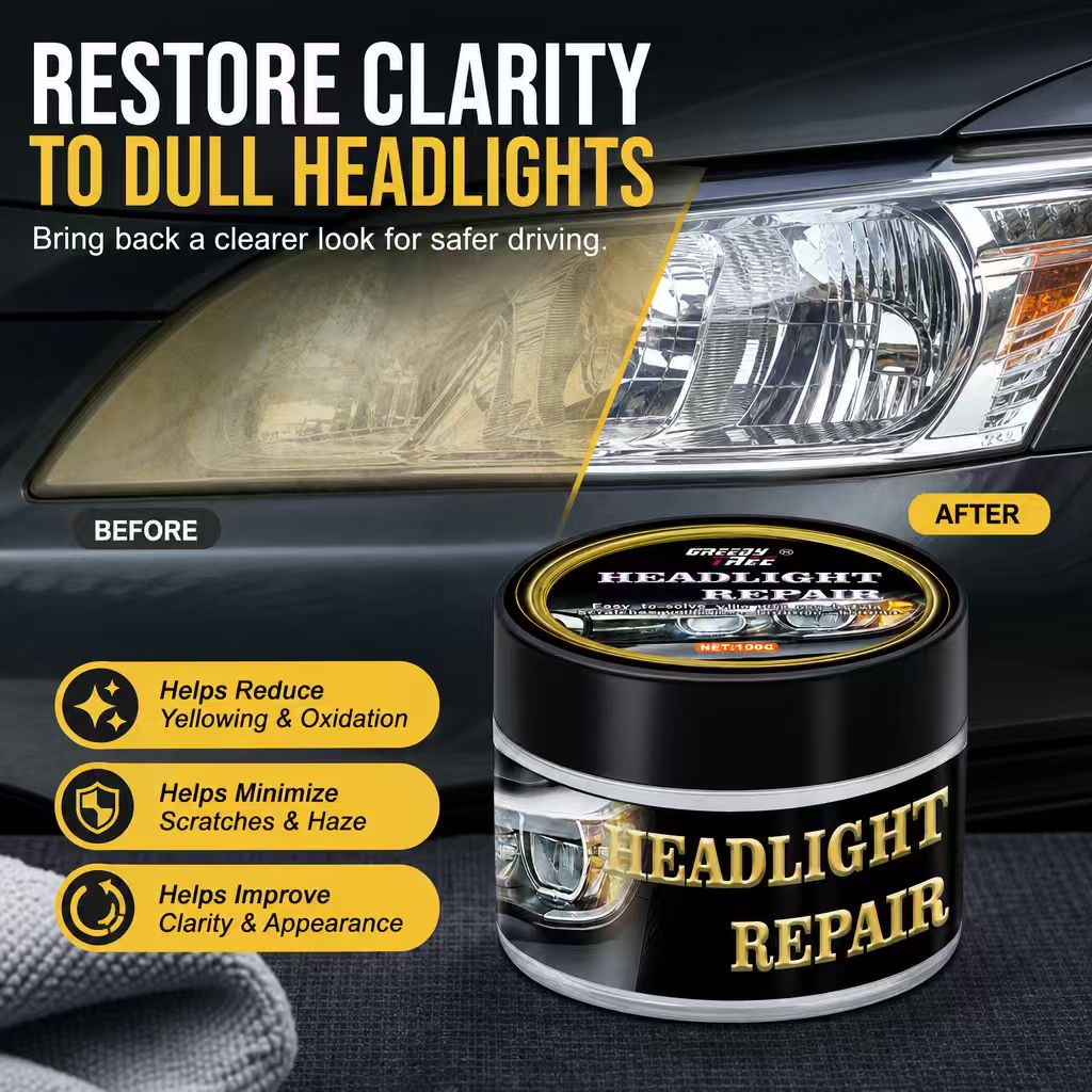 แว็กซ์ขัดไฟหน้ารถยนต์ 100 กรัม - Car Scratch Repair Polishing Wax Paste บทวิจารณ์และราคา