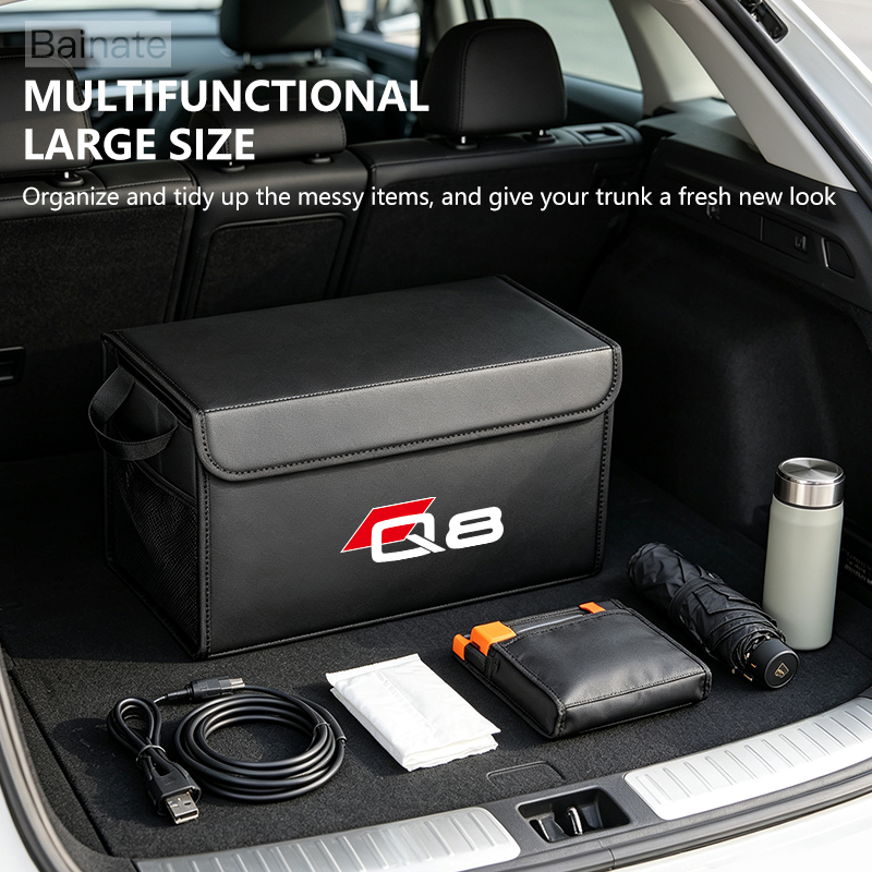 กล่องเก็บของท้ายรถสำหรับ AUDI  - Car Trunk Organizer Foldable Storage Box บทวิจารณ์และราคา